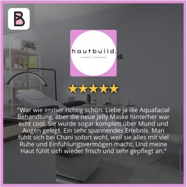 Kundenfeedback zur Hautverbesserung im Studio hautbuild.