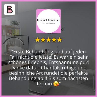 Erfahrungsbericht einer Kundin aus dem Studio hautbuild.